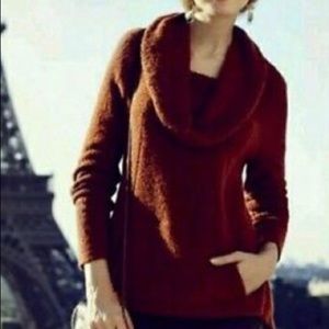 Anthropologie Angel of the North Boucle Sweater
